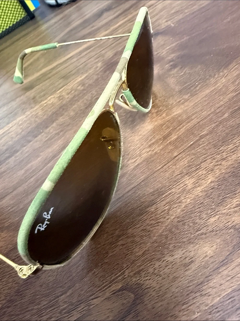 Ray-Ban camo  Aviator Sunglasses with Brown Lenses